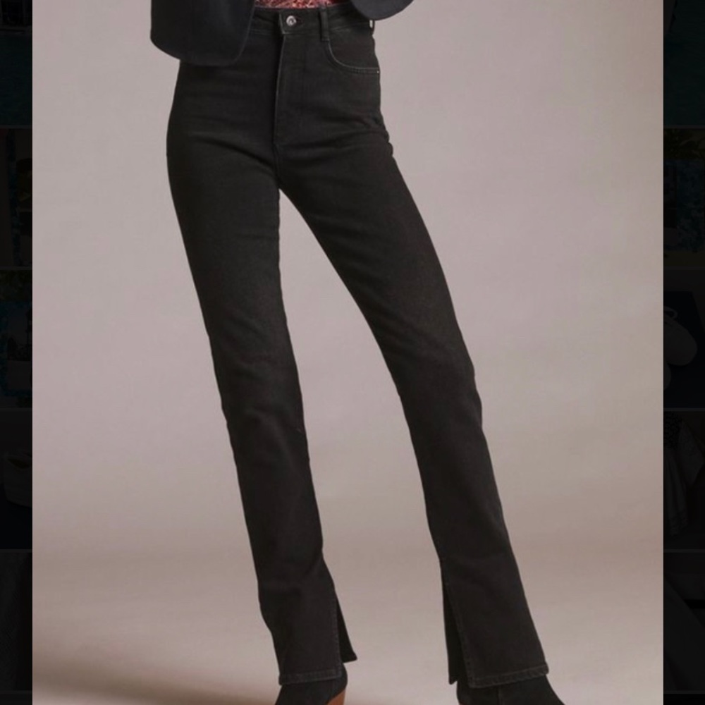 Anthropologie Pilcro The Split Straight Jeans NWT